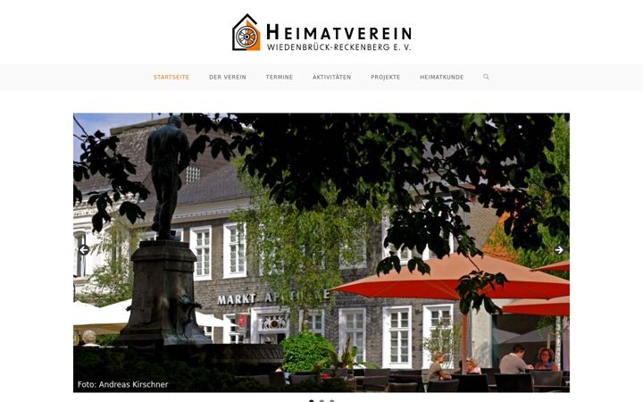 Captura de ecrã de heimatverein-wiedenbrueck.de