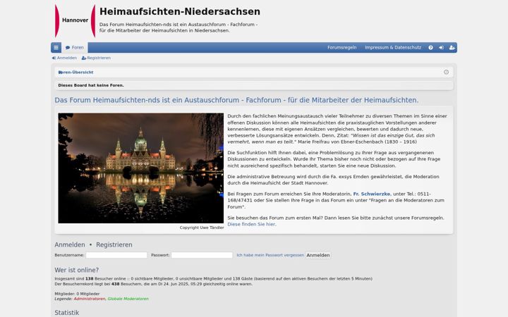 Screenshot of heimaufsichten-nds.de