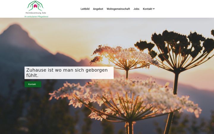 Screenshot of heimbeatmung-ade.de
