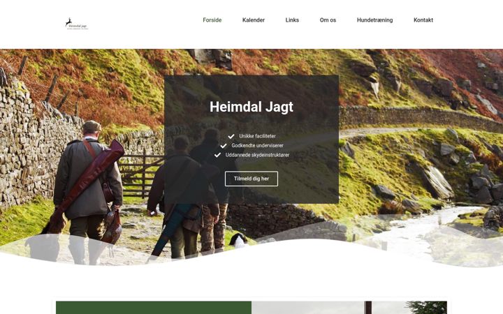 Screenshot of heimdaljagt.dk
