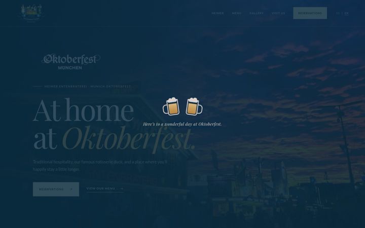 Screenshot of heimer-entenbraterei.de