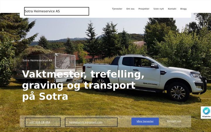 Screenshot of heimeservice.no