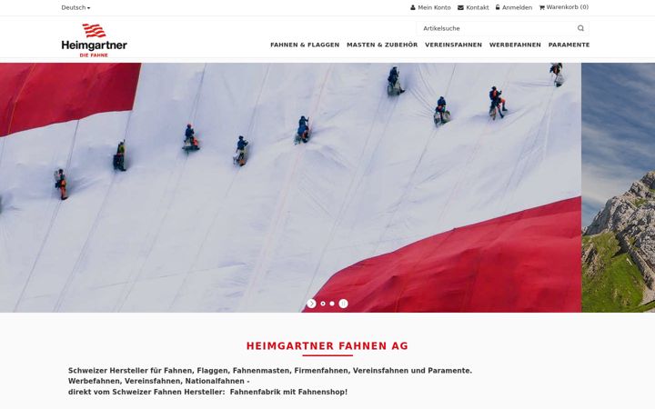 Screenshot of heimgartner.com