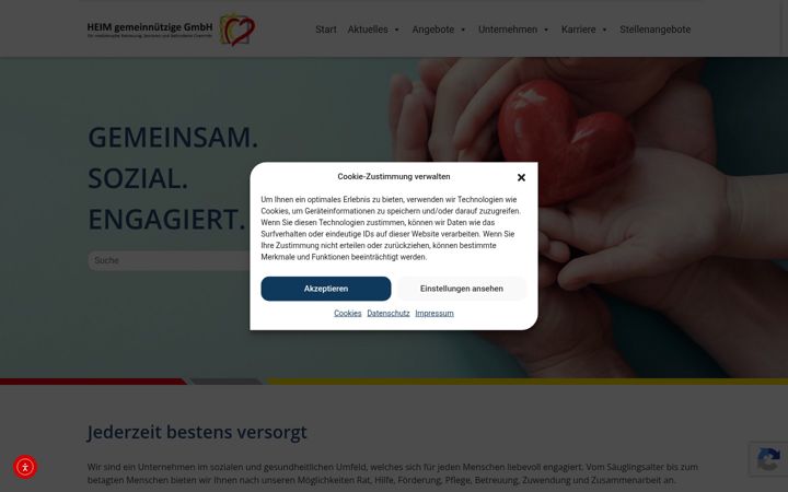 Skjámynd af heimggmbh.de