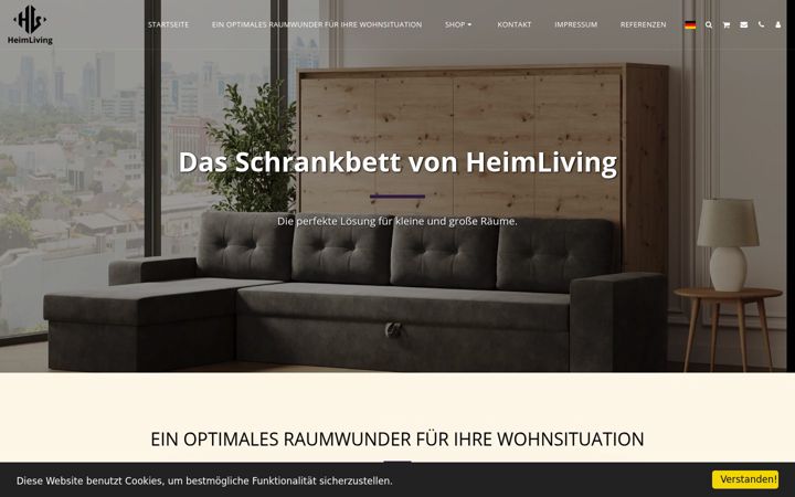 Screenshot of heimliving.de
