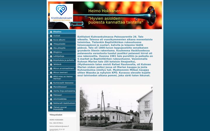 Screenshot of heimohokkanen.fi