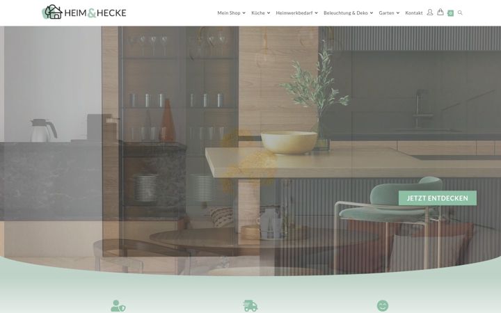 Screenshot of heimundhecke.de