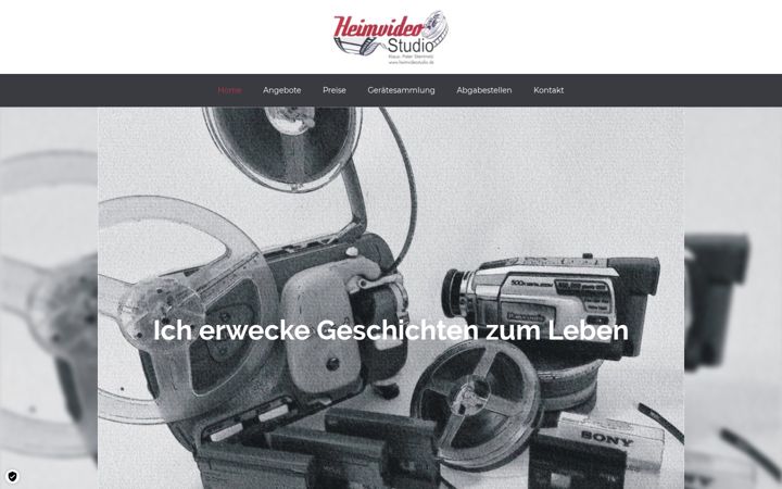 Screenshot of heimvideostudio.de