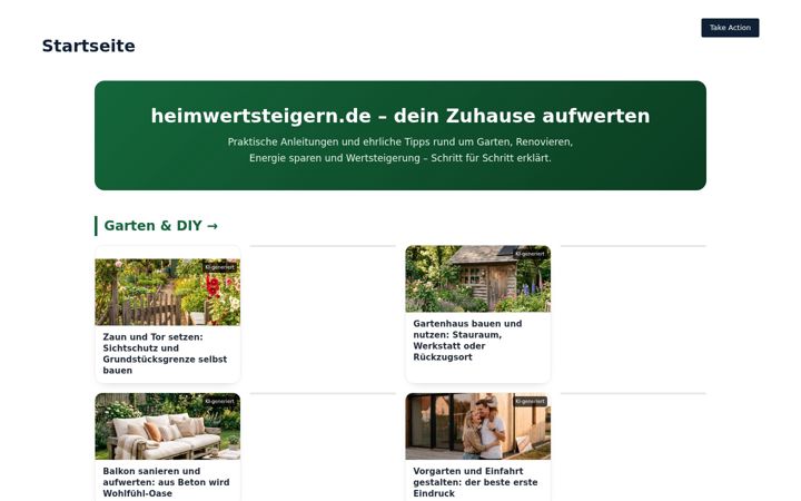 Snímek obrazovky heimwertsteigern.de