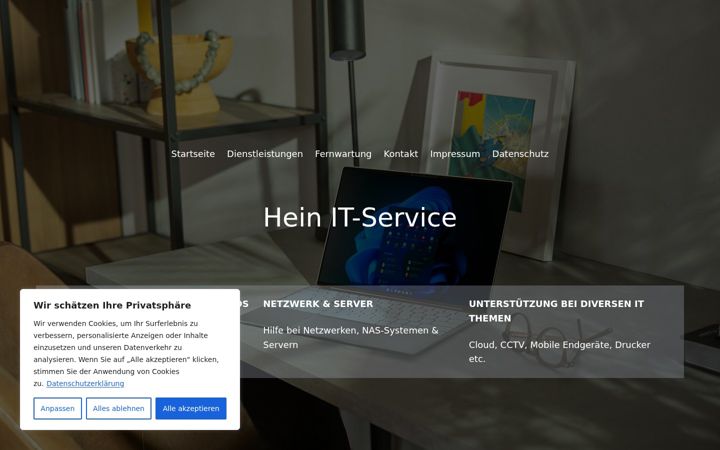 Screenshot of hein-itservice.de