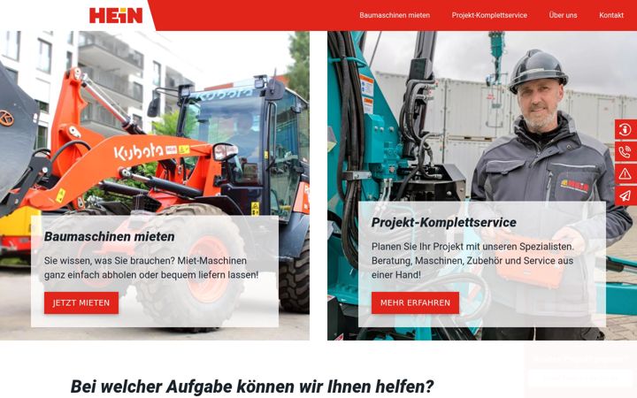 Screenshot of hein.rent