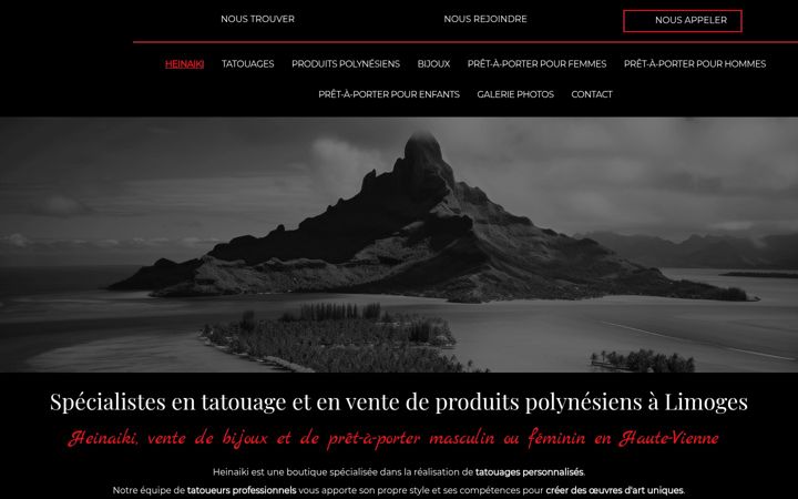 Screenshot of heinaiki-tattoo.fr
