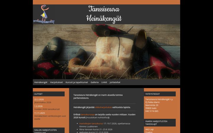 Screenshot of heinakengat.fi
