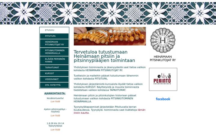 Screenshot of heinamaanpitsi.fi