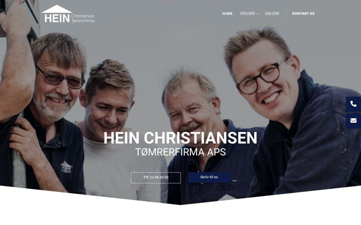 Screenshot of heinchristiansen.dk