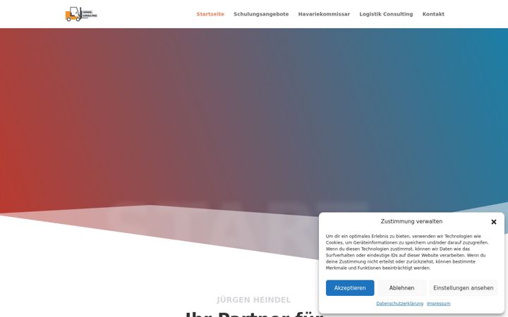 Screenshot of heindel-consulting.de