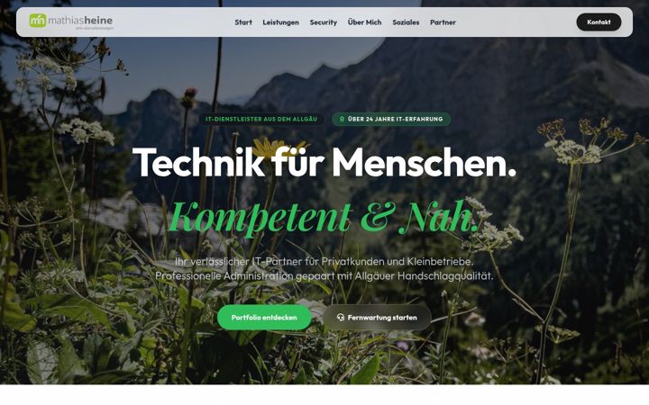 Captura de pantalla de heine-edvdienstleistungen.de