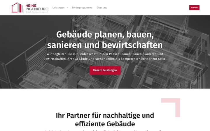 Screenshot of heine-ingenieure.de