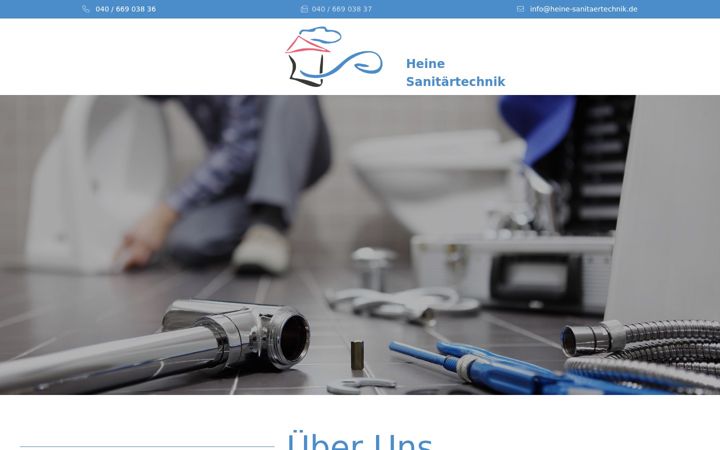 Screenshot of heine-sanitaertechnik.de