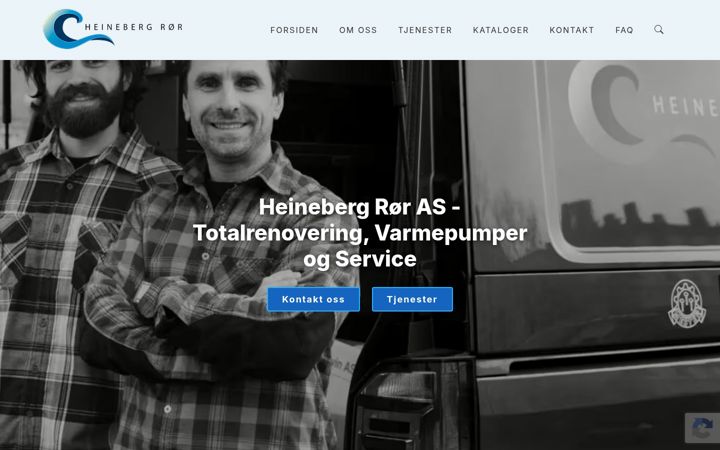 Screenshot of heinebergror.no