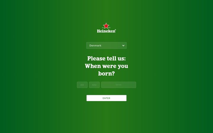 Screenshot of heineken.ro