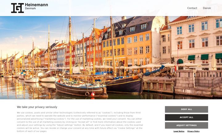 Screenshot of heinemann-retail.dk