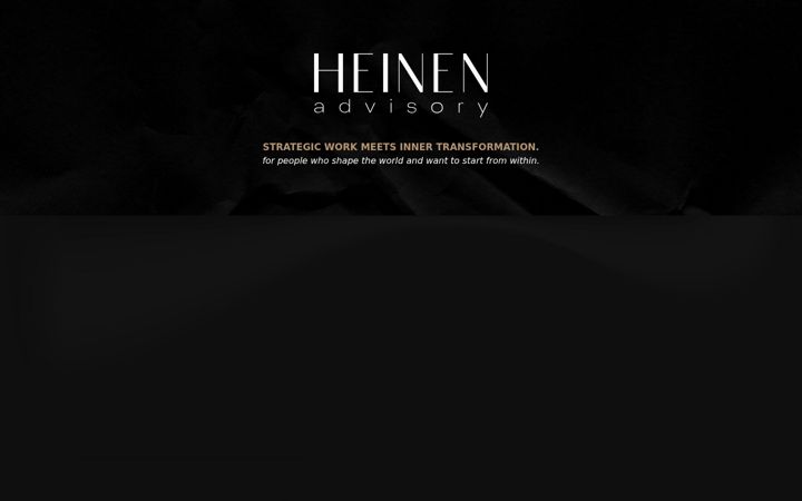 Screenshot of heinen-advisory.com