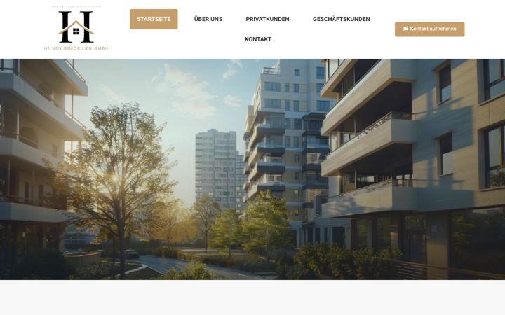 Screenshot of heinen-immo.de