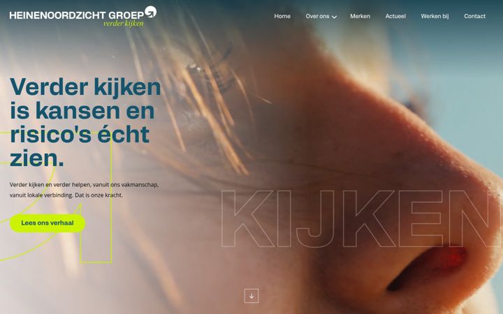 Screenshot of heinenoordzichtgroep.nl