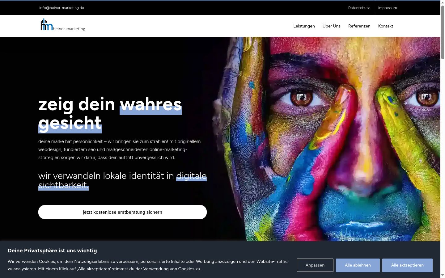 Screenshot tal-banner tal-kunsens muri qabel kwalunkwe interazzjoni