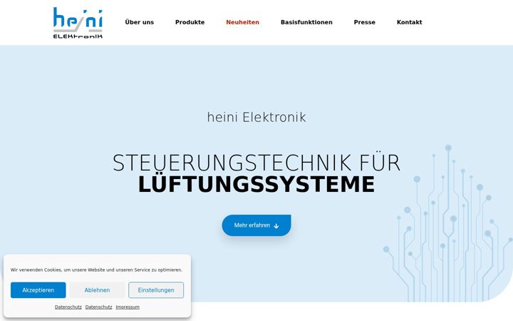 Ekrano kopija heini-elektronik.de