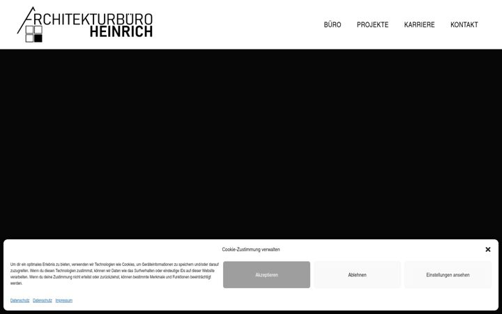Ekrano kopija heinrich-architekten.de