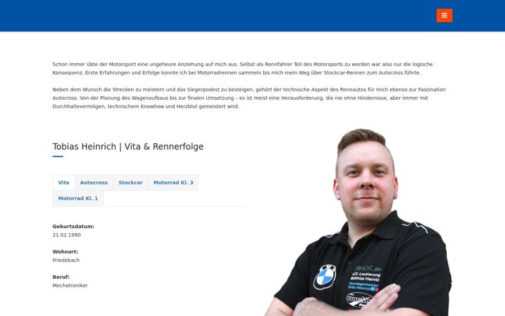 Screenshot of heinrich-motorsport.de