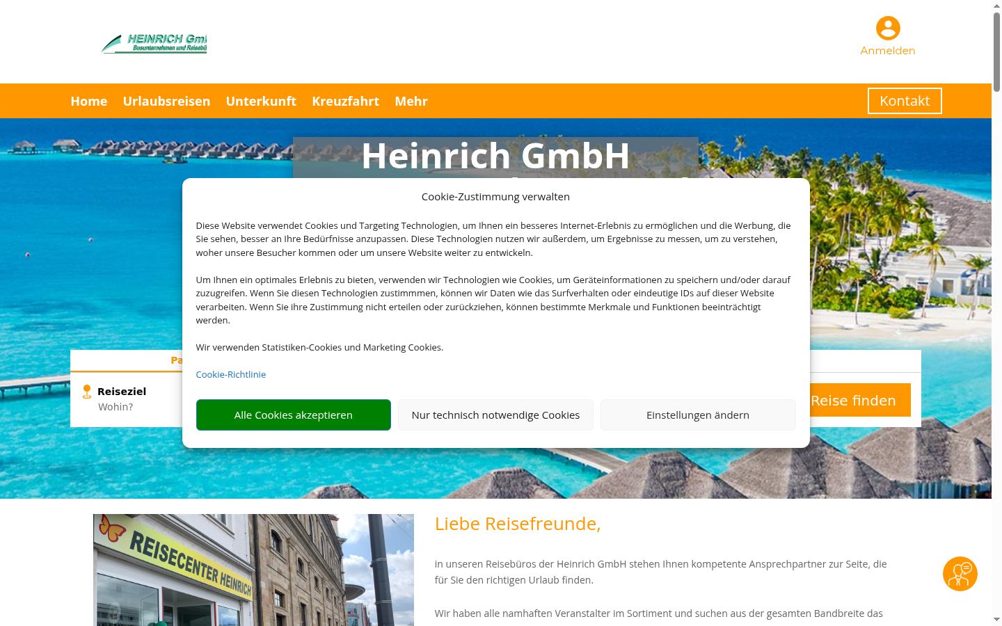 Sutikimo reklamjuostės, rodytos prieš bet kokią sąveiką, ekrano kopija
