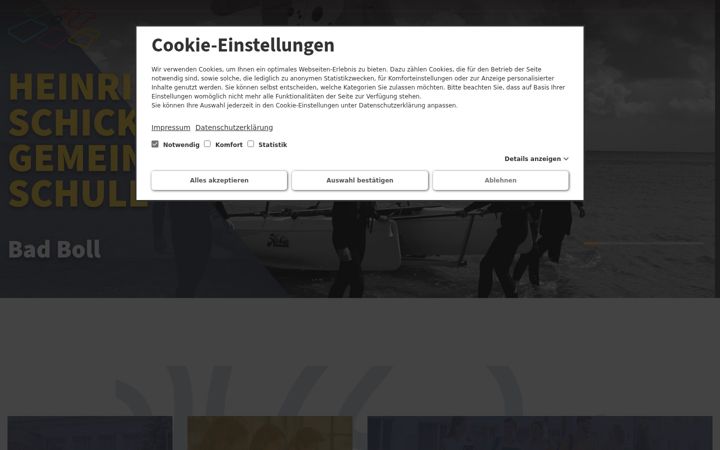 Screenshot of heinrich-schickhardt-schule.de
