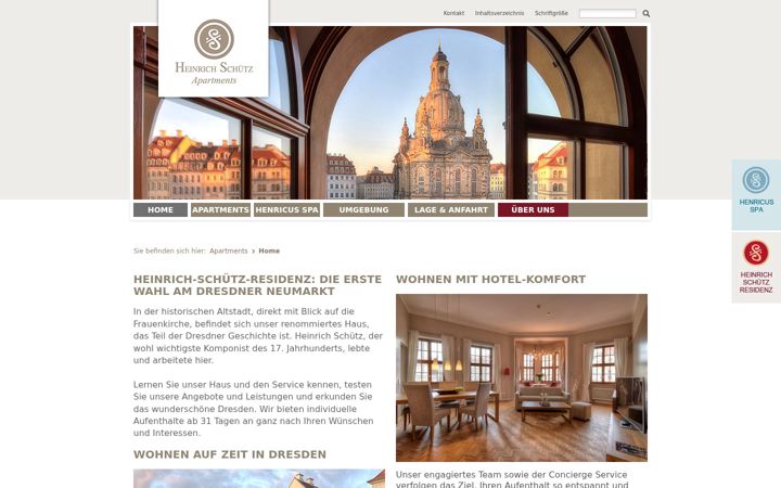 Screenshot of heinrich-schuetz-dresden.apartments