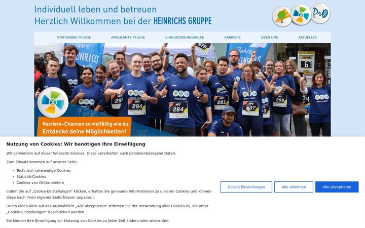 Ekrano kopija heinrichs-gruppe.de