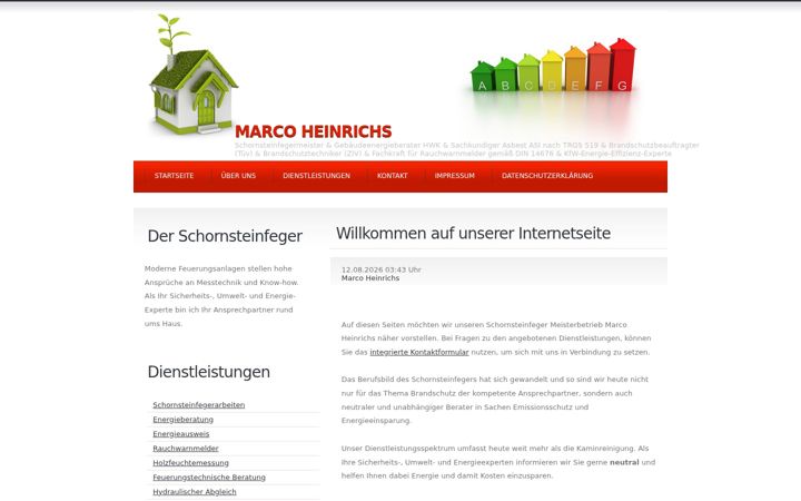 Ekrano kopija heinrichs-schornsteinfeger.de