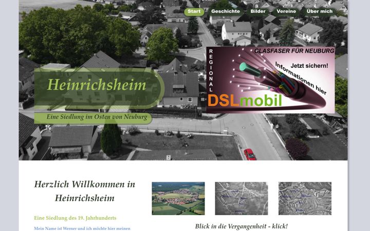 Screenshot of heinrichsheim.de