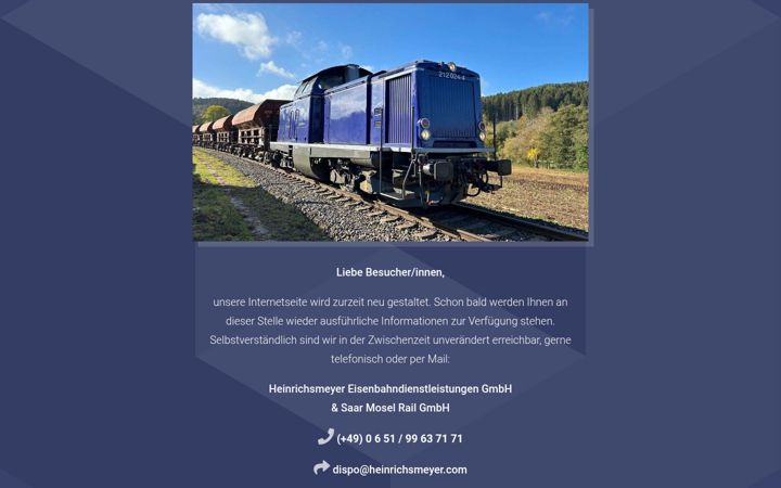 Screenshot of heinrichsmeyer.com