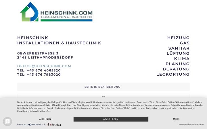Screenshot of heinschink.com