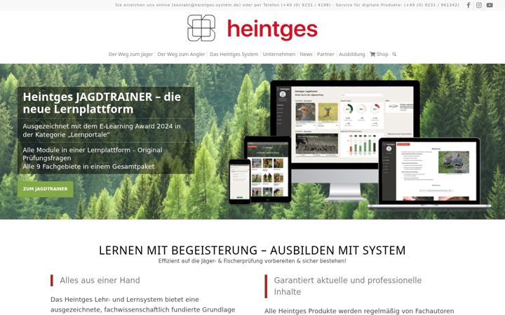 Screenshot of heintges-system.de