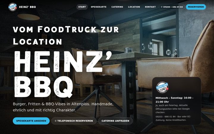 Ekrano kopija heinz-bbq.de