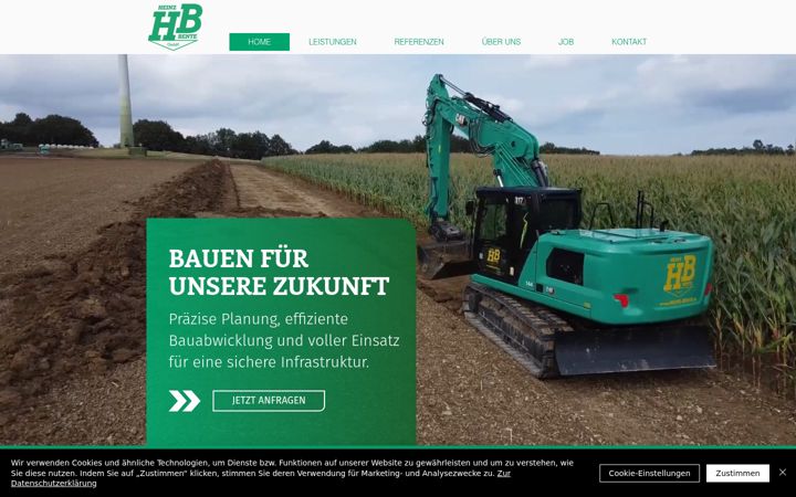 Screenshot of heinz-bente.de
