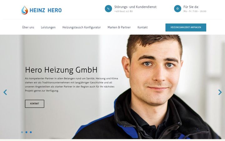 Screenshot of heinz-hero.de