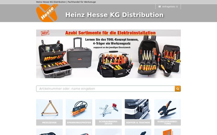 Ekrano kopija heinz-hesse-kg.de