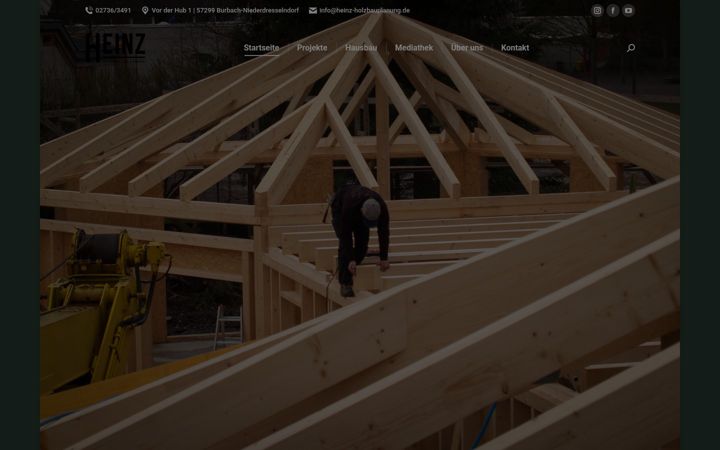 Ekrano kopija heinz-holzbauplanung.de