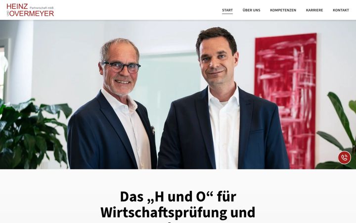 Screenshot of heinz-overmeyer.de
