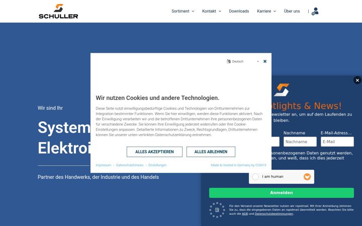 Zrzut ekranu heinz-schuller.de