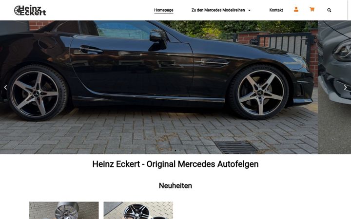 Screenshot of heinzeckert.de